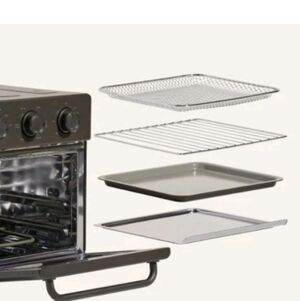Our Place Wonder Oven Essentials-Drip Tray,Crisper Tray, Bake Tray& Wire Rack